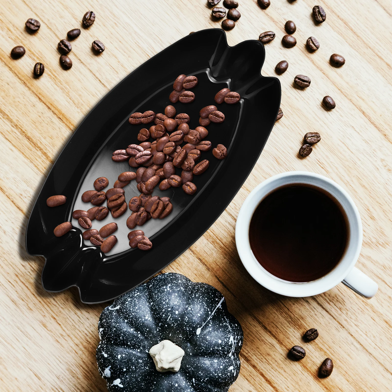 

Sample Display Tray Small Lightweight Plastic Plate For Cupping Weighing Roasted Holder Coffee Bean