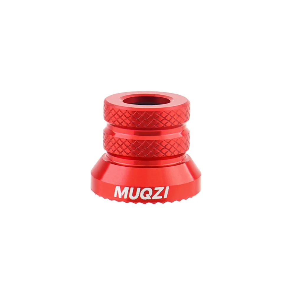 1 Pair Aluminium Alloy Bike Hub Nut Lightweight High Strength Bicycle Axle Nut Anti Slip Design Brilliant in Color