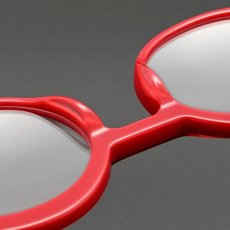New Retro Eyeglass Frame Double-layer Circular Men's And Women's Eyeglass Frame High-quality Optical Prescription Frame 1265