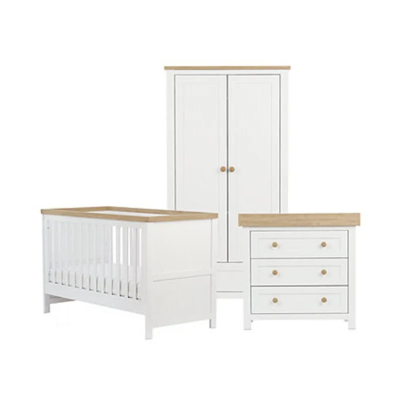 Modern eco-friendly manufacturer Solid wood baby furniture set Safety first