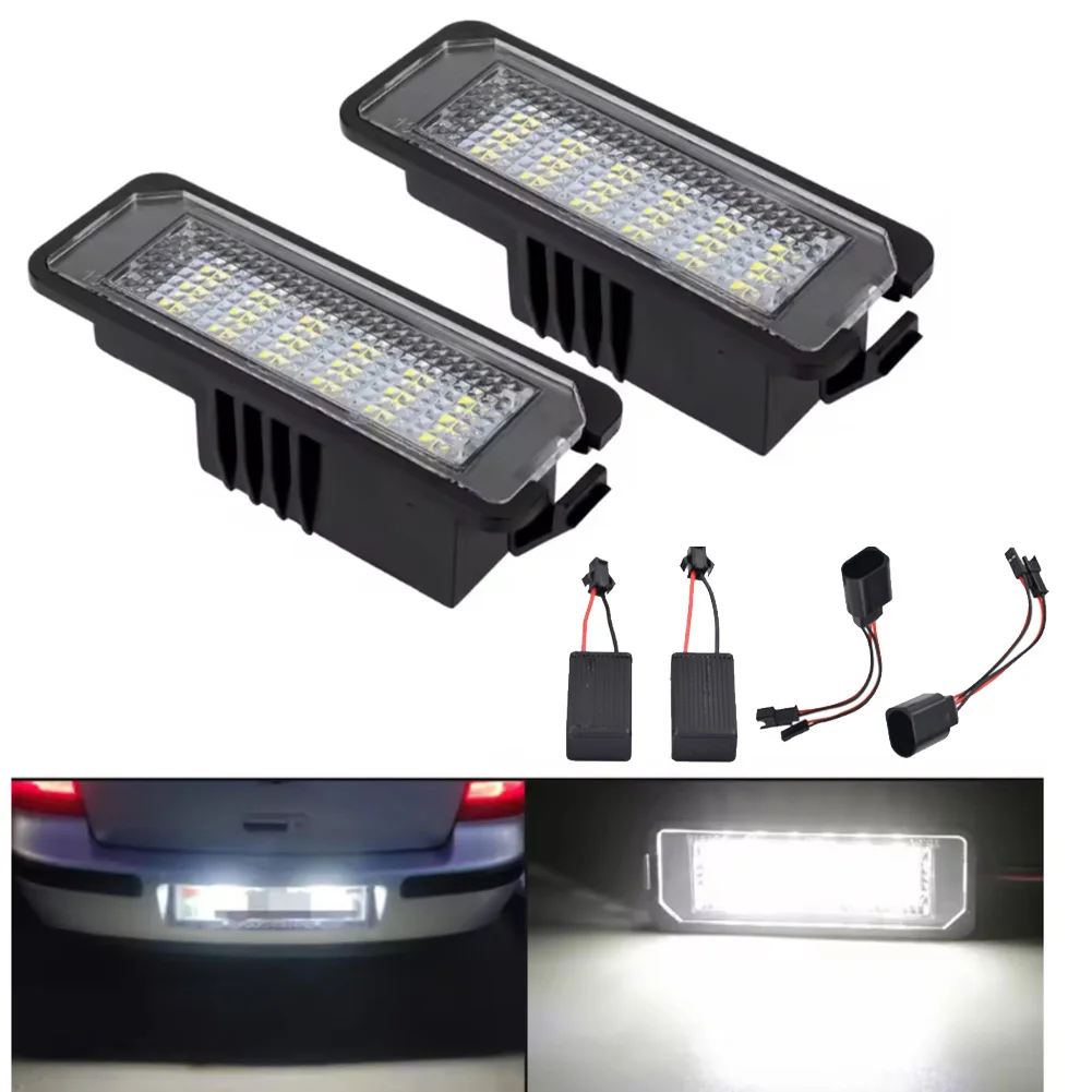 

2 шт. подсветки номерного знака для Golf, Eos, Beetle, Scirocco, Polo, Phaeton, Passat, SEAT, Skoda 3D0943021A