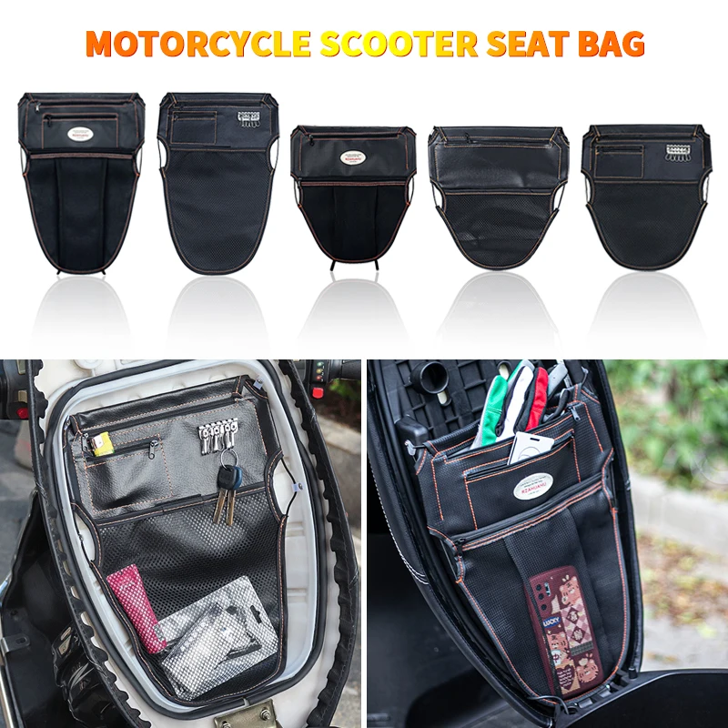 Motorcycle Scooter Seat Storage Bag Accessories Tool Storage Pouch Bag For YAMAHA TMAX530 TMAX 530 T-MAX 560 500 TMAX500 TMAX560