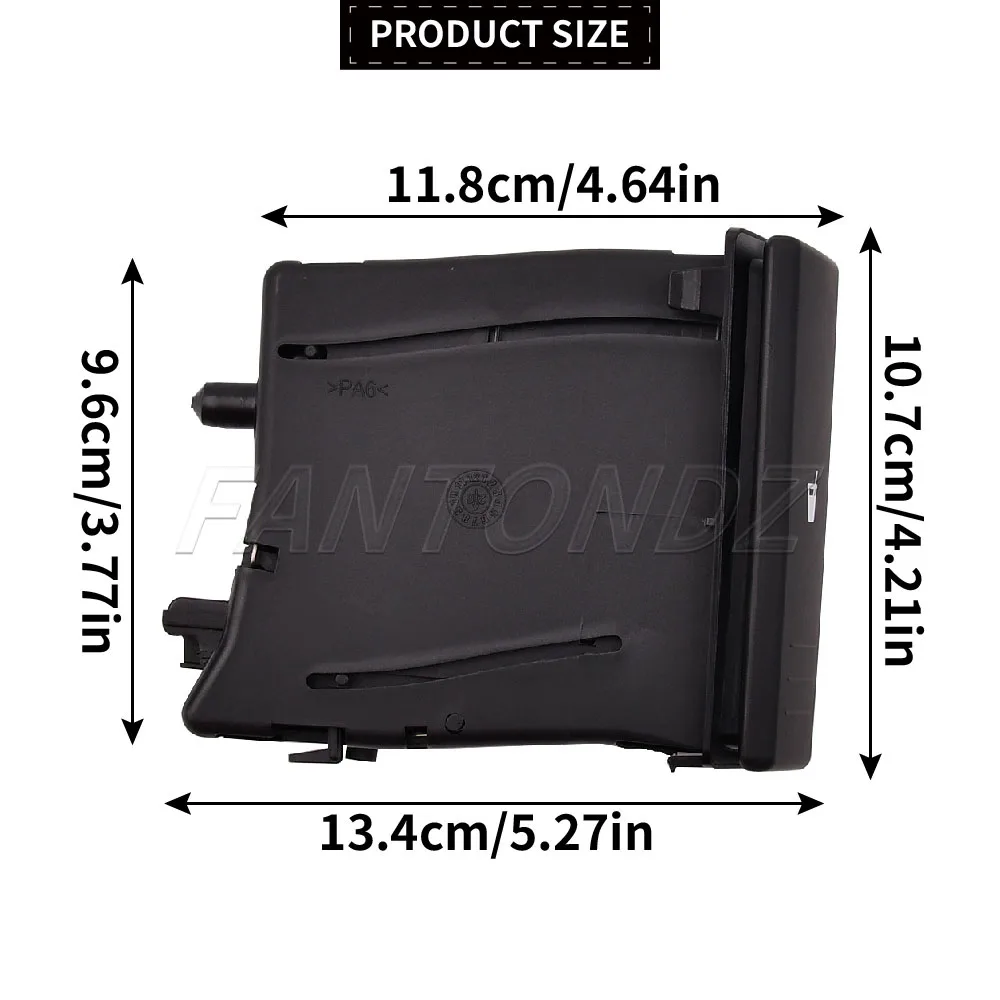 6Q0858601F Car Center Console Cup Holder RHD For VW Polo 9N 9N1 9N3 2003 2004 2005 2006 2007 2008 Dashboard Cup Holder 6Q0858601