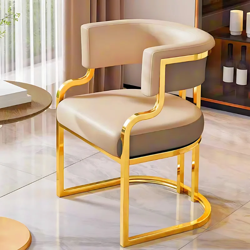 High-end Dining Chairs, Leisure Tea Chairs, Tables and Chairs, Italian, Light, Luxury, Manicure and Makeup