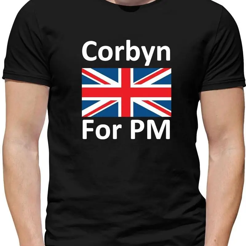 Corbyn For PM Mens T Shirt Jeremy Labour Election Prime Minister Vote