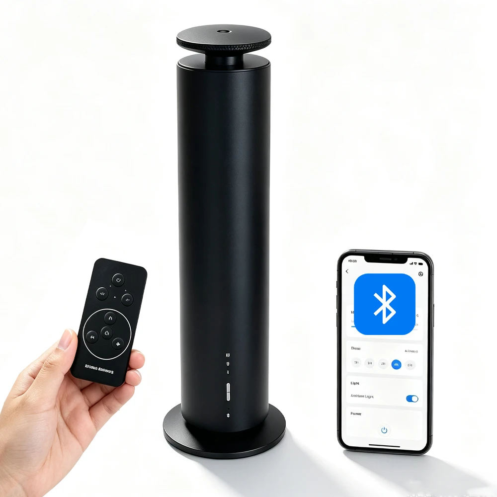 Rechargeable Smart Bluetooth Aroma Diffuser 120ml Waterless Essential Oil Scent Machine Stand‑Up Aromatherapy Diffuser Office