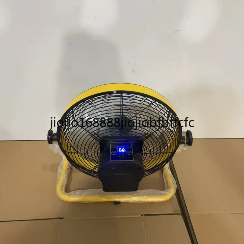 Suitable for dual-purpose charging fan Outdoor waterproof camping fan Solar fan