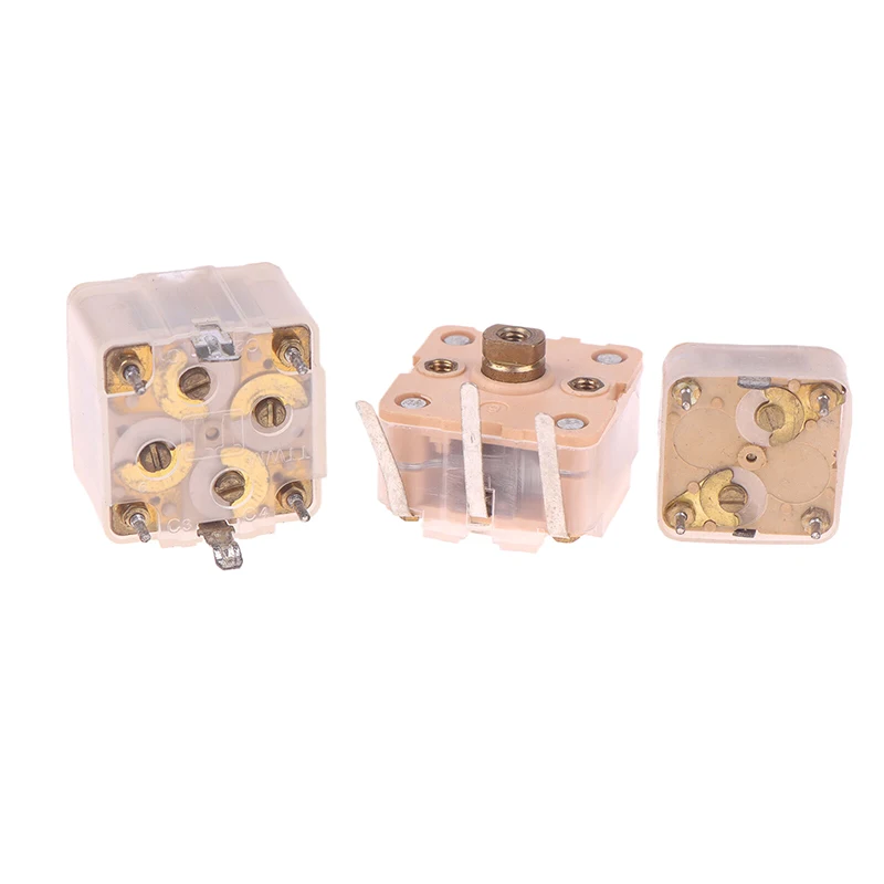 *New Sale 1PCS Variable Capacitor 223P 224f 443DF For AM Radio Dual Capacitor FM Radio Frequency Modulation Adjustable Capacitor