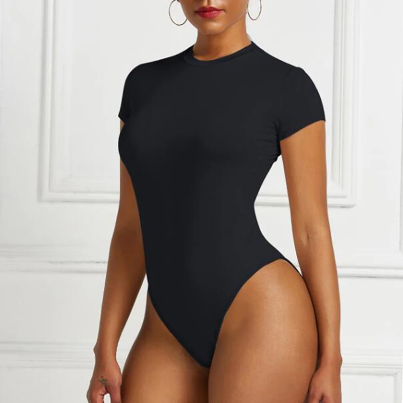 Sexy Camisole Women\'s Backless Hollow Out Irregular Bodysuits Top Summer New Fashion Solid Color Shirt Body Tops Jumpsuit New