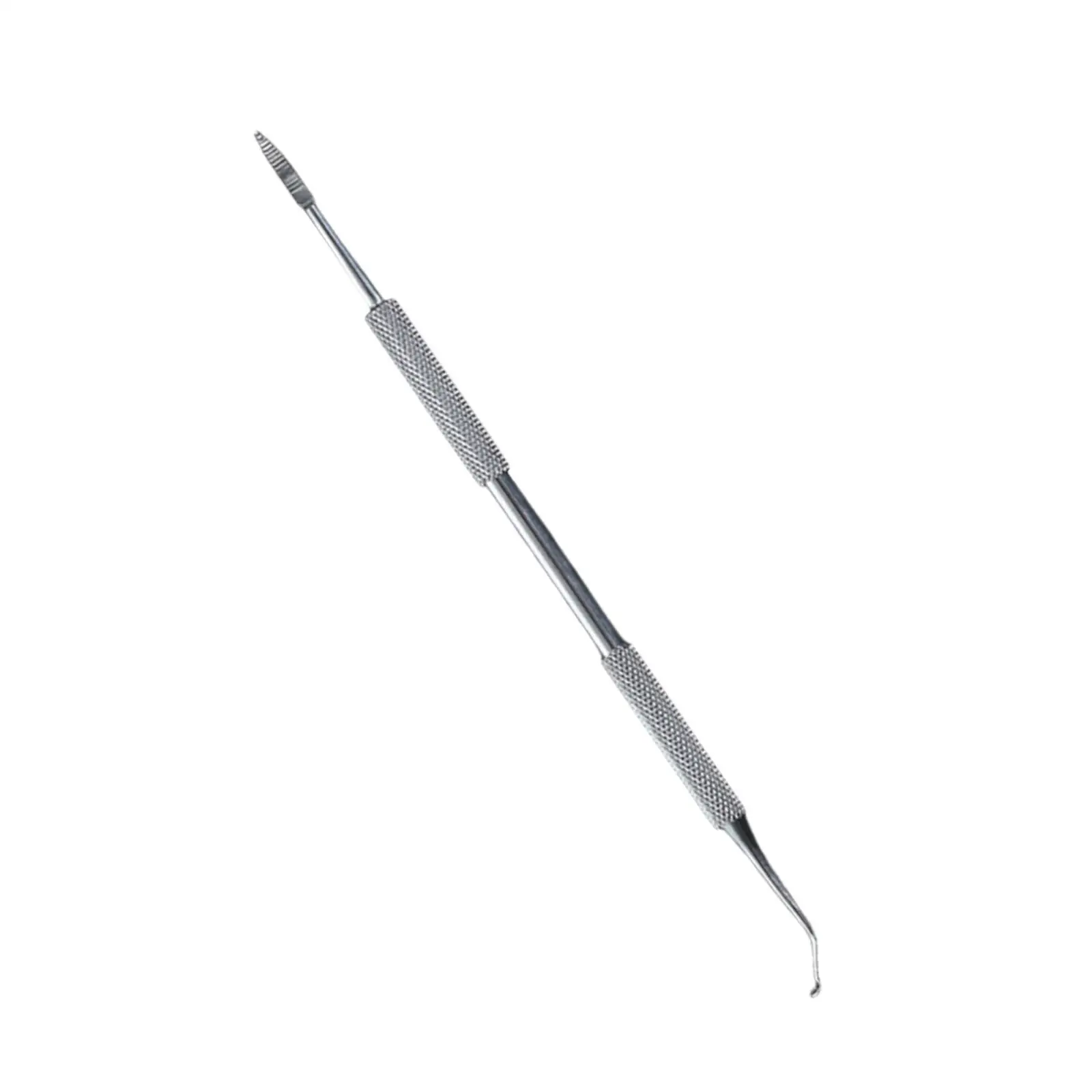 Professional Dual Sided Cuticle Pusher Stainless Steel Spoon Nail Cleaner Tool for Daily Nail Care