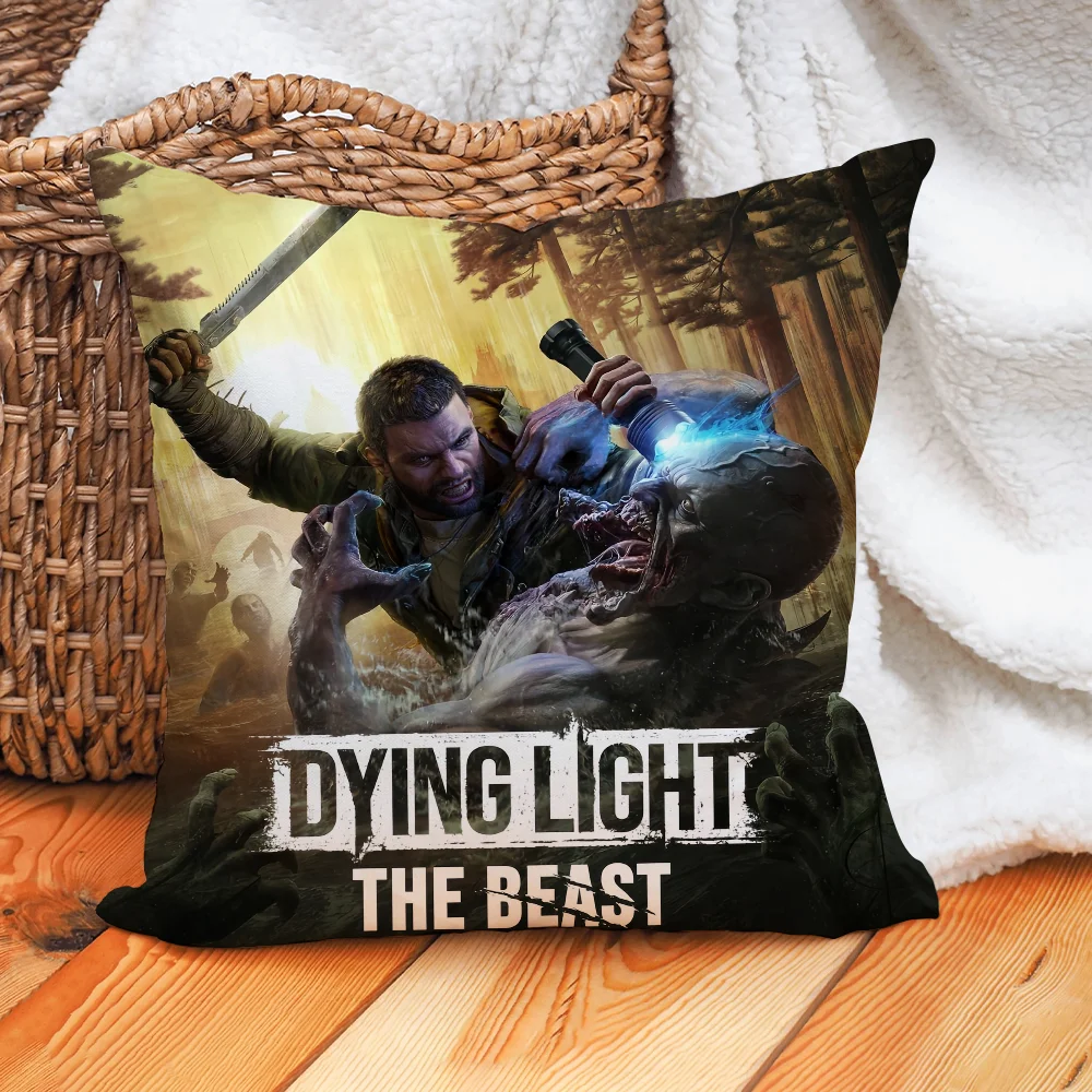 لعبة الموت ضوء الوحش كيس وسادة ديكور المنزل غطاء الوسادة مناسبة لسيارة غرفة نوم أريكة المكتب #5