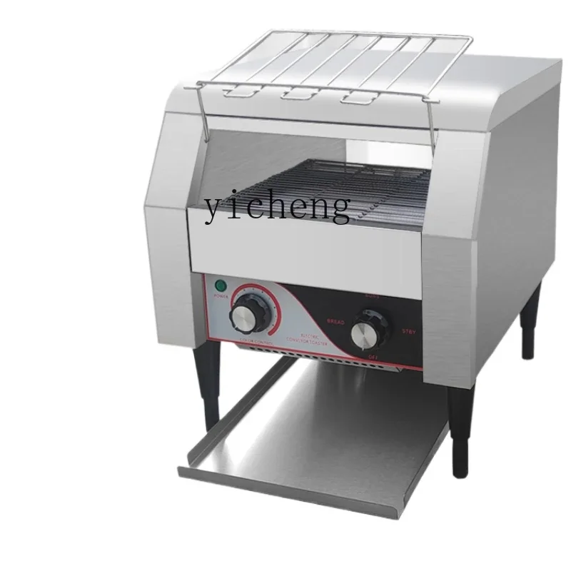 Grille-pain commercial sur chenilles, machine à toaster automatique pour hôtel, grille-pain pour petit-déjeuner C11