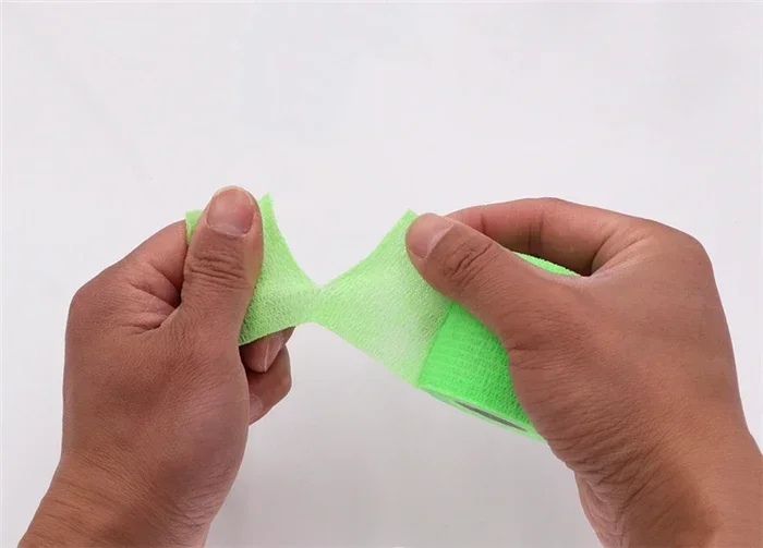 18 Farben buntes sportliches Wickelband, selbstklebende elastische Bandage, Hansaplast, Sportschutz, Knie, Finger, Knöchel, Handfläche, Schulter – Detail 7