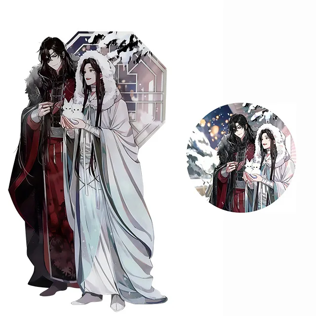 Anime Tian Guan Ci Fu/Heaven Official's Blessing Xie Lian Hua Cheng Cosplay Fresh Snow in The Courtyard  Badge  Ambitus