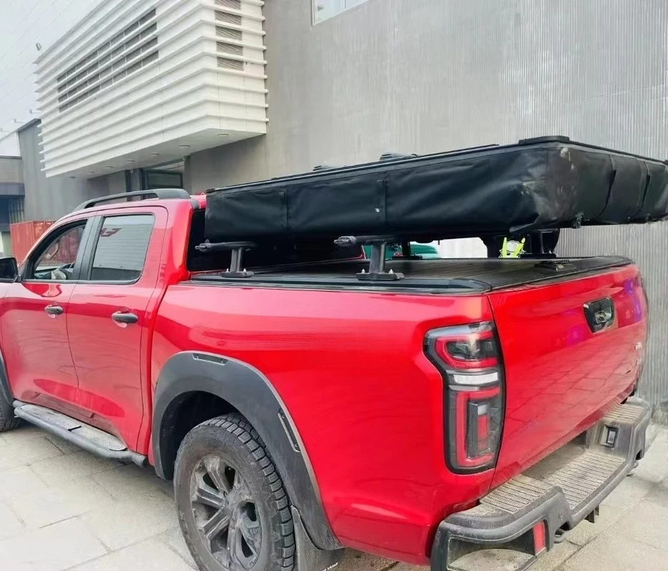 Tent Roof Vehicle Fully Aluminum Frame Extendable Ladder Hard Shell Double Layers Four-Season Use One Bedroom Sturdy 2 Person
