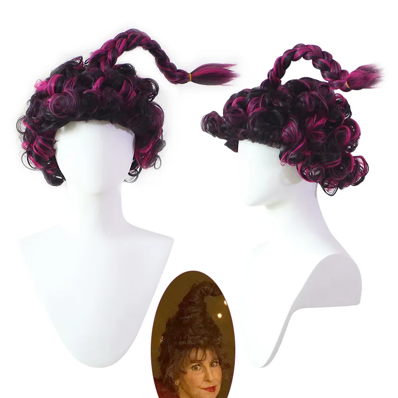 New Hocus Pocus Witch's Spiked Braids Character Cosplay Wig For The Movie
