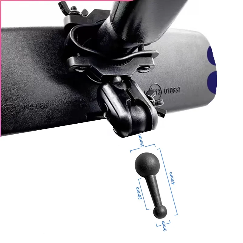 Car Rearview Mirror Mount Kit for Garmin Dash Cam Mini 2 45 46 47 55 56 57 65 66 67 Dashcam