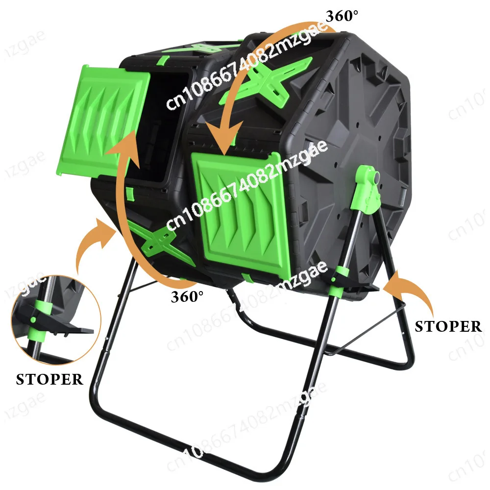 Flipped compost bucket Compost box American garden products Double warehouse large warehouse door fertilizer