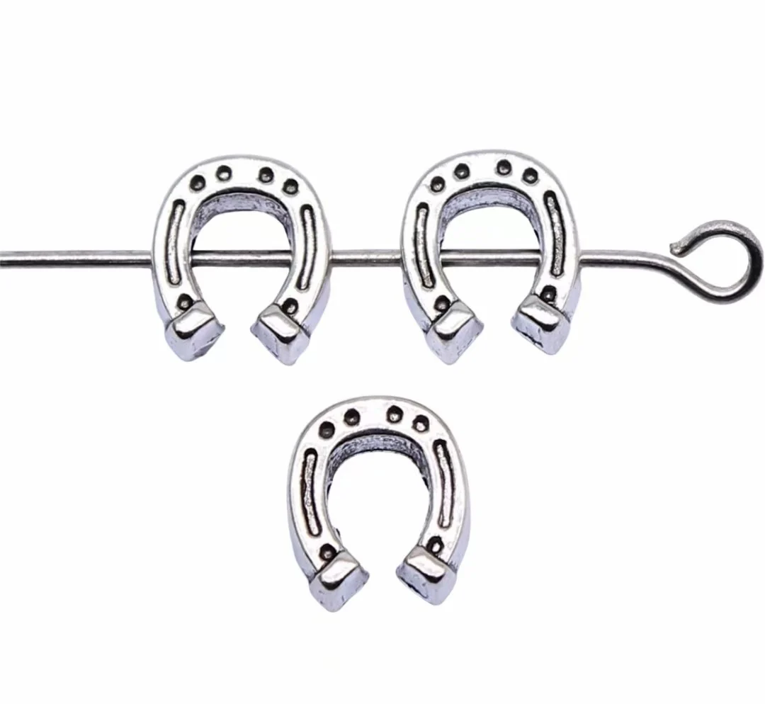 

60pcs 7x8mm Zinc alloy metal tibetan silver plated bead T0574 for jewelry making