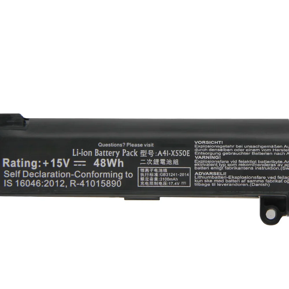 

A41-X550E For ASUS A450J A450JF X450J X450JF K550E K751L F751M X450E X550za X751m X750j F751mj Laptop Battery