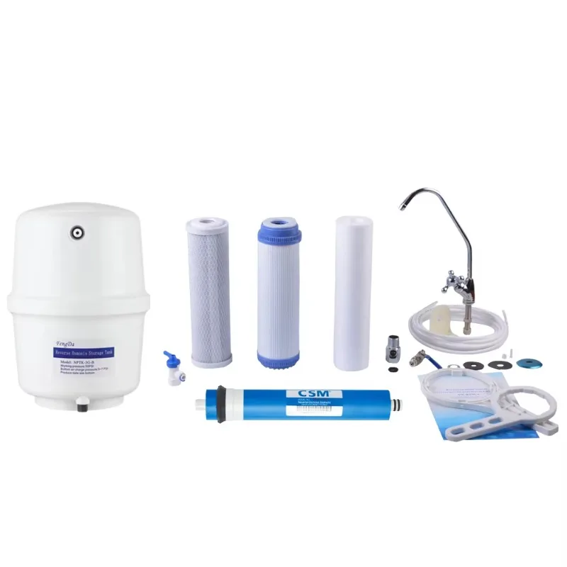 [2026]10 Inch Housing 5 Stage Portable Water Purifier System Water Filter Home Use Machine RO Water Filter Purifier Reverse Osmo view 5