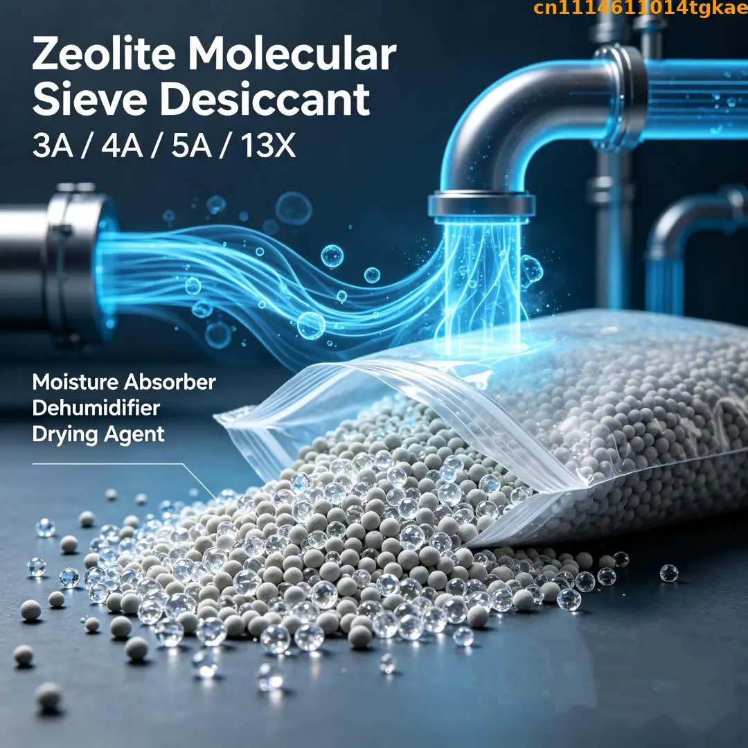Zeolite Molecular Sieve Desiccant, Moisture Absorber Dehumidifier Drying Agent Industrial Household Moisture Removal Desiccant