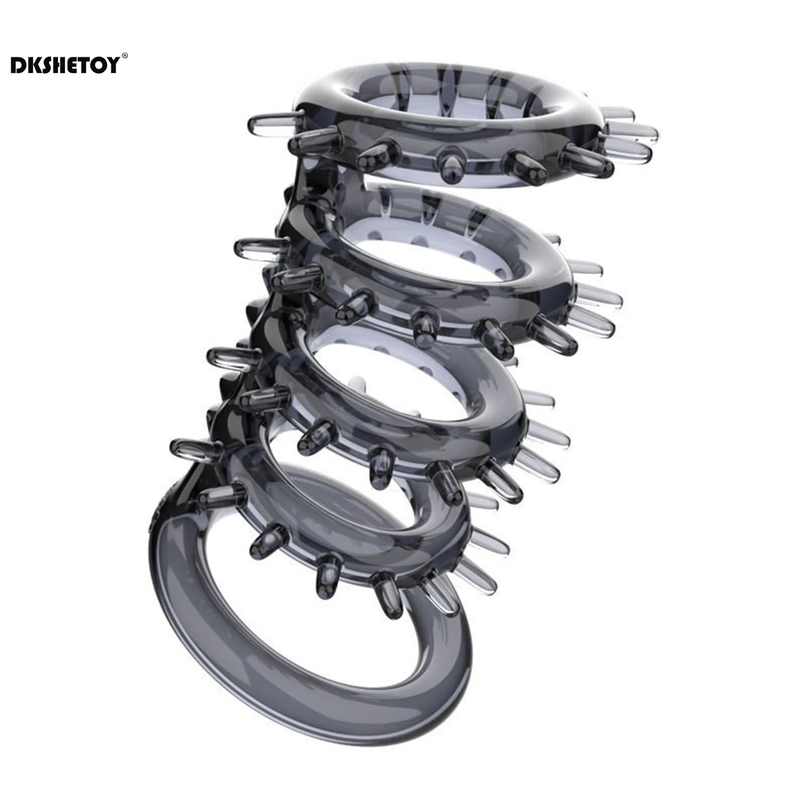 سبايك خاتم الديك لعبة الجنس للرجال تأخير القذف القضيب كم دائم الديك الجنس تأخير الديك القضيب توسيع لوازم الكبار