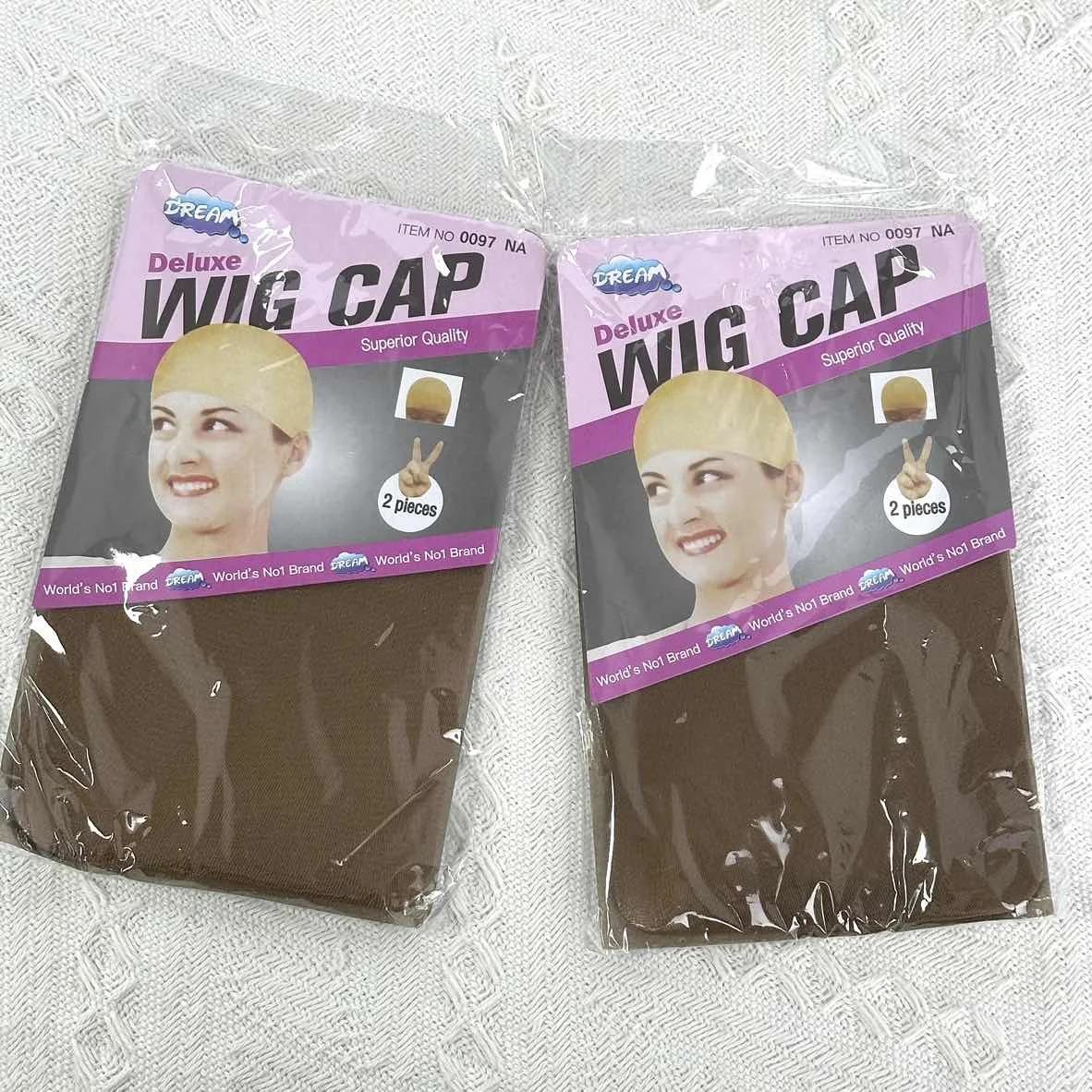 2 шт./упак. коричневая шапочка для парика, сетка для волос, сетка для волос, тканая шапочка для парика, эластичная эластичная сетка для волос