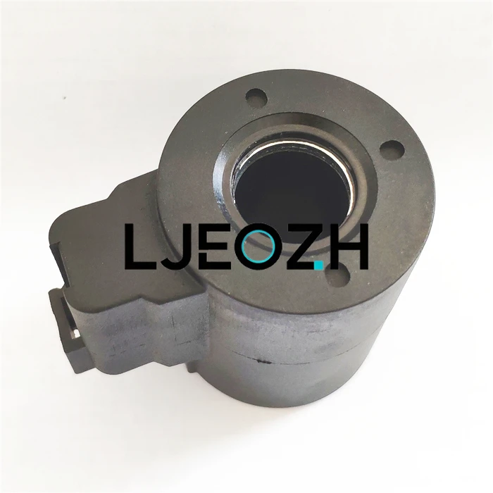 For Liugong Zhenyu Excavator Pilot Safe Rotation Walking Fast and Slow Gear Solenoid Valve Coil, Hole 19 High 58