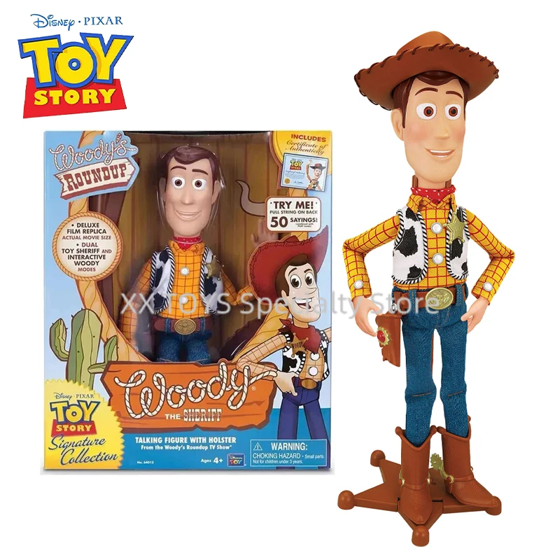 

Disney Toy Story Signature Collection Sherif Woody Vocalizable Action Figure Model Interactive Toys Children's Collectible Gifts