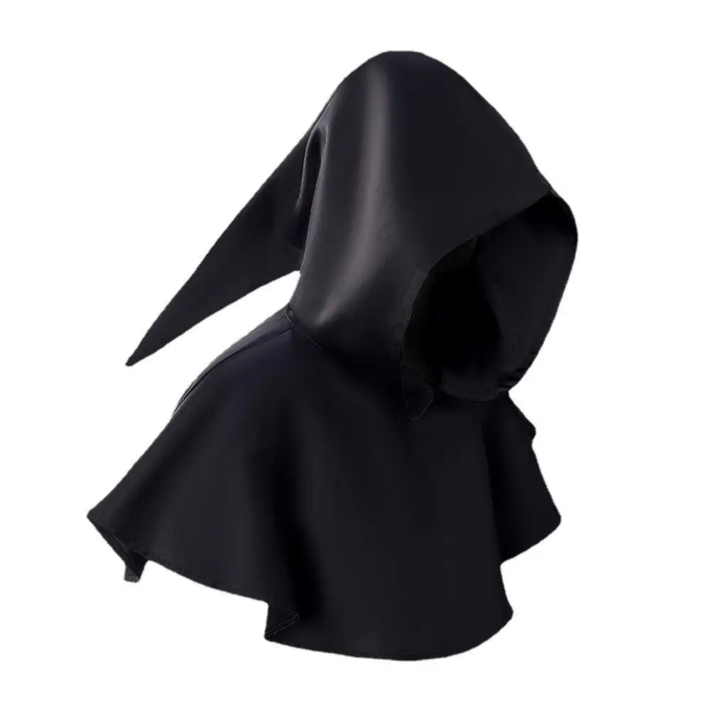 ชุดคลุมพร้อมหมวกเดธเฮดสำหรับผู้หญิง ชุดพื้นเมืองสำหรับการแสดงบนเวที เสื้อผ้าจีนโบราณ พร้อมเครื่องประดับ