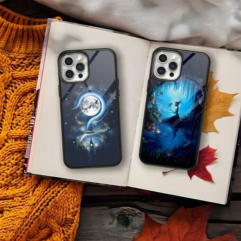 Disney Peter Pan Phone Case PC+TPU For Iphone Apple 12 Pro Max 1115 13 14 Mini 6S 8 7 Plus X Xs XR Luxury Back Cover