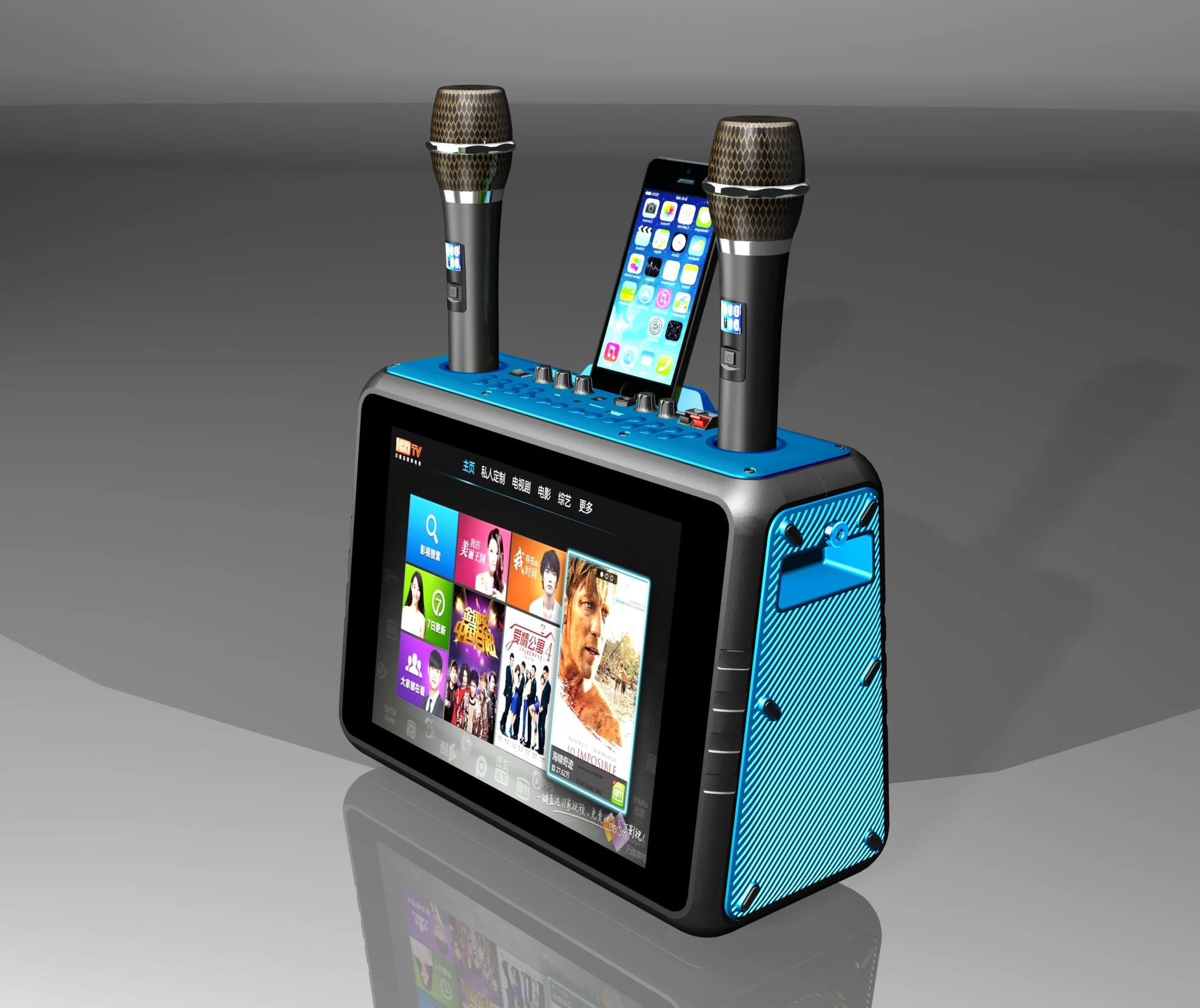 2024 Hot Selling Smart Karaoke Machine For Adults With Lyrics Display,32GB Karaoke Tablet,Professional Karaoke Speaker System