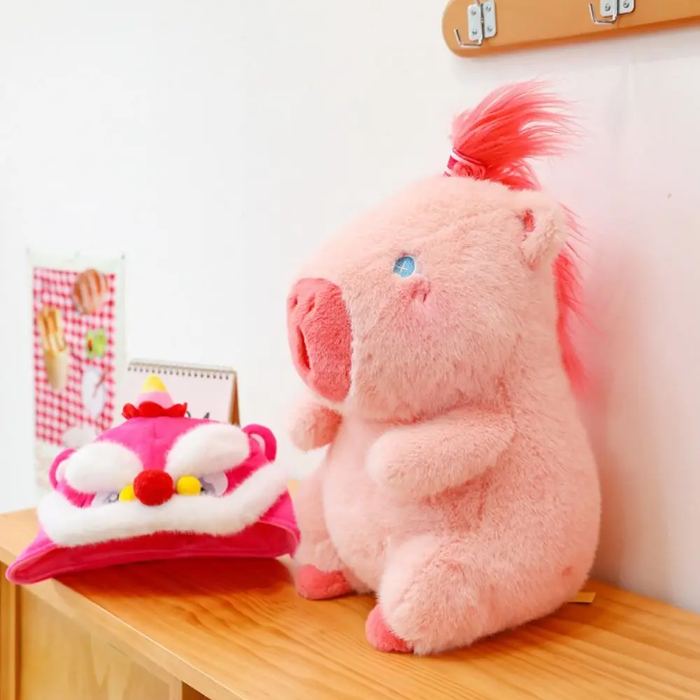 30/40CM Capybara Plush Toy Kawaii Plush Capybara Capybara Pillow Guinea Pig Pink Guinea Pig Doll