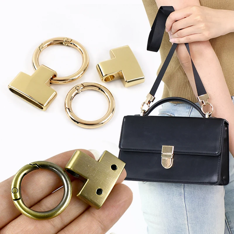 

5Pcs Meetee 20/25mm Metal Buckles for Bag Strap Keychain Connector Hook O Ring Spring Clasp Handbag Sewing Accessories Hardware