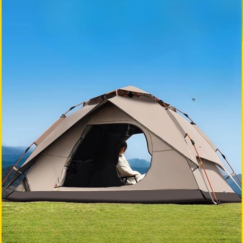 

Tent Outdoor Vinyl Folding Portable Camping Full Set of Equipment Camping Overnight Rainproof Shade