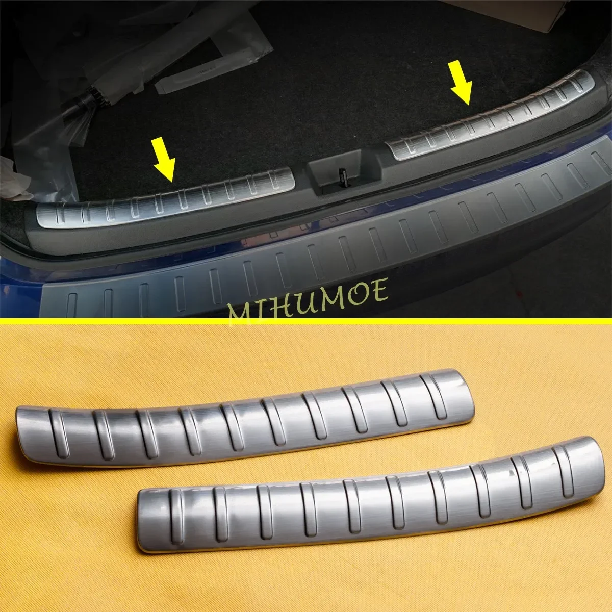 For Honda Civic Sedan/Si 2022 2023 2024 2025 Stainless Steel Rear Bumper Trunk Sill Scuff Protector Cover