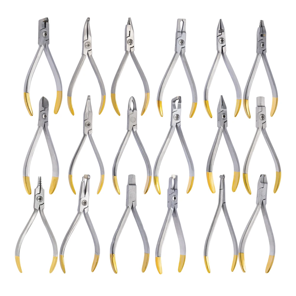 كماشة تقويم الأسنان نهاية البعيدة القاطع ذو طيات استخراج الأسنان Rongeur TC رئيس طبيب الأسنان جراحة أداة المنتج أداة