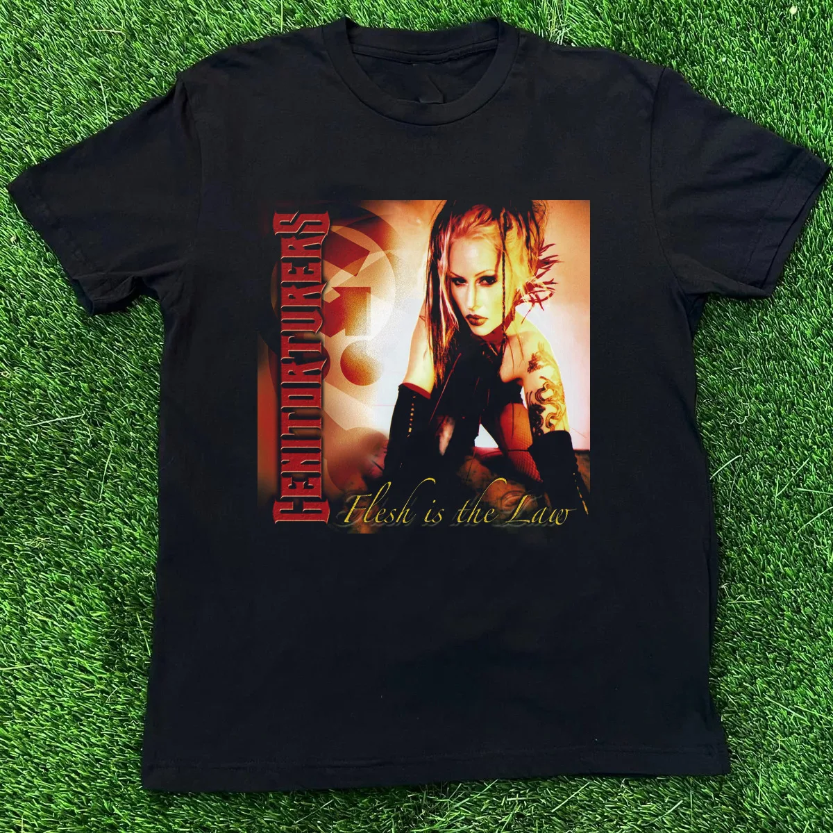 

NEW Genitorturers Band Flesh Is the Law Black All Size S-5XL Shirt AC2252
