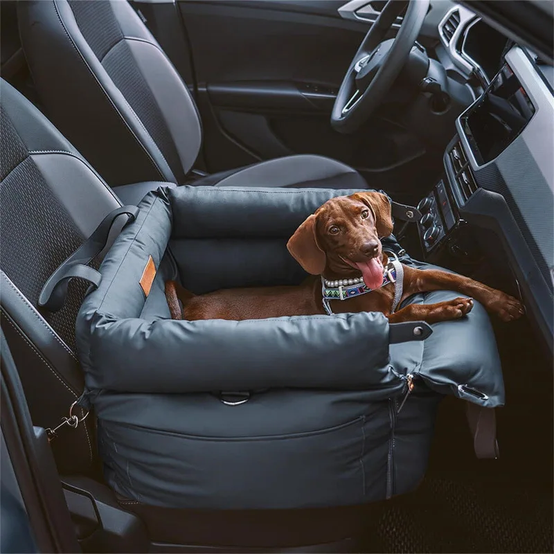 Asiento de coche para perros y gatos pequeños y medianos, cómodo - imagen 3