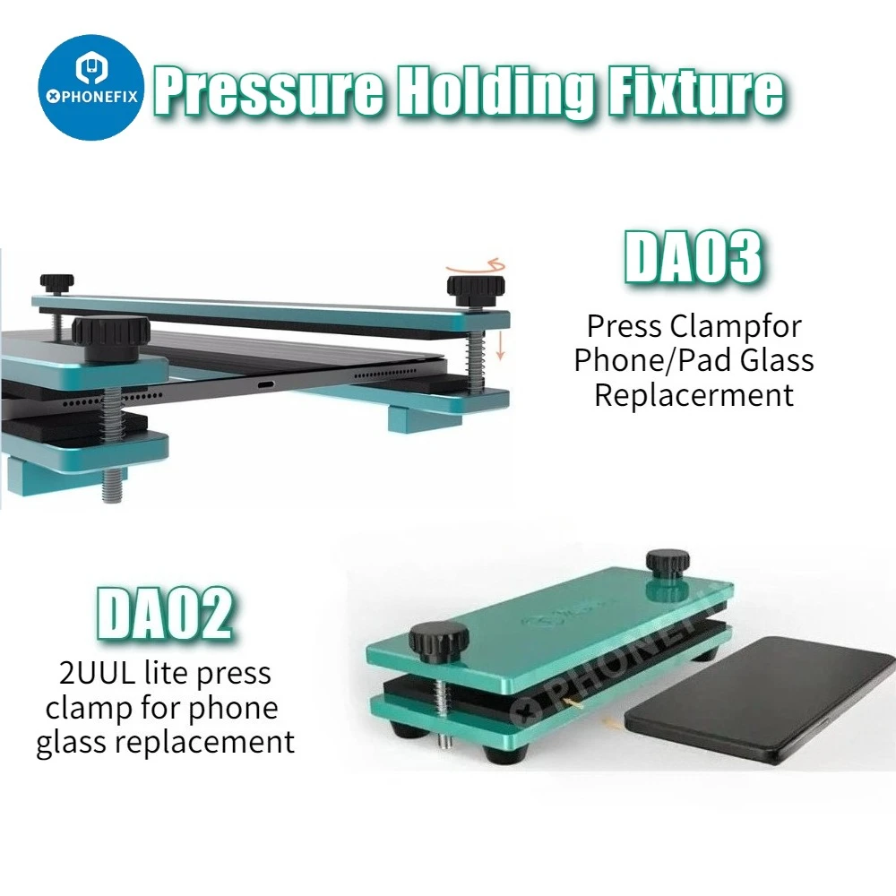 2UUL Universal Lite Press Clamp Screen Pressure Fixture for IPad IPhone Tablet Samsung LCD Glass Screen Repair Fixing Fixture