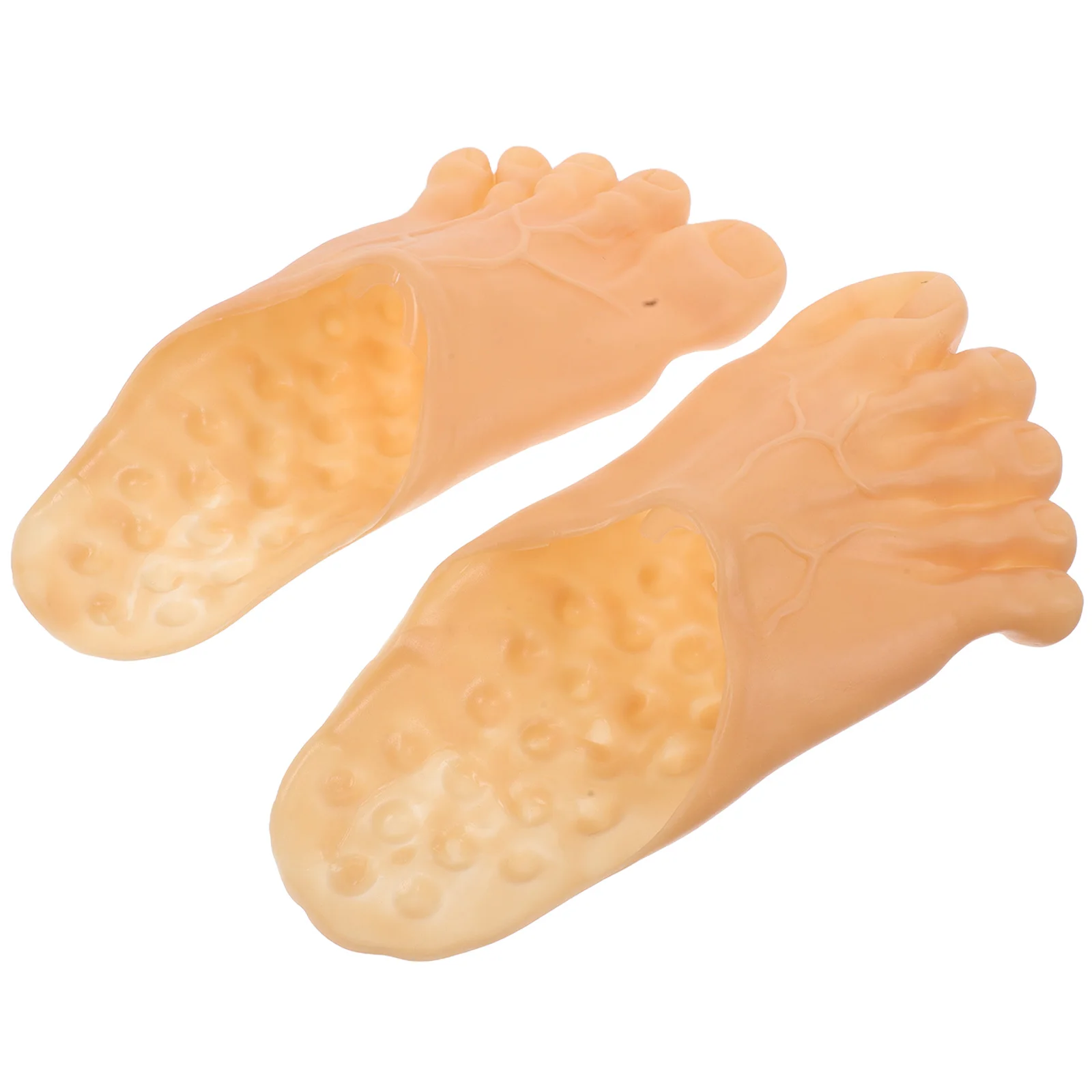 Giant Feet Slippers Costume Props Prosthetic Foot Halloween Plastic Party Supplies