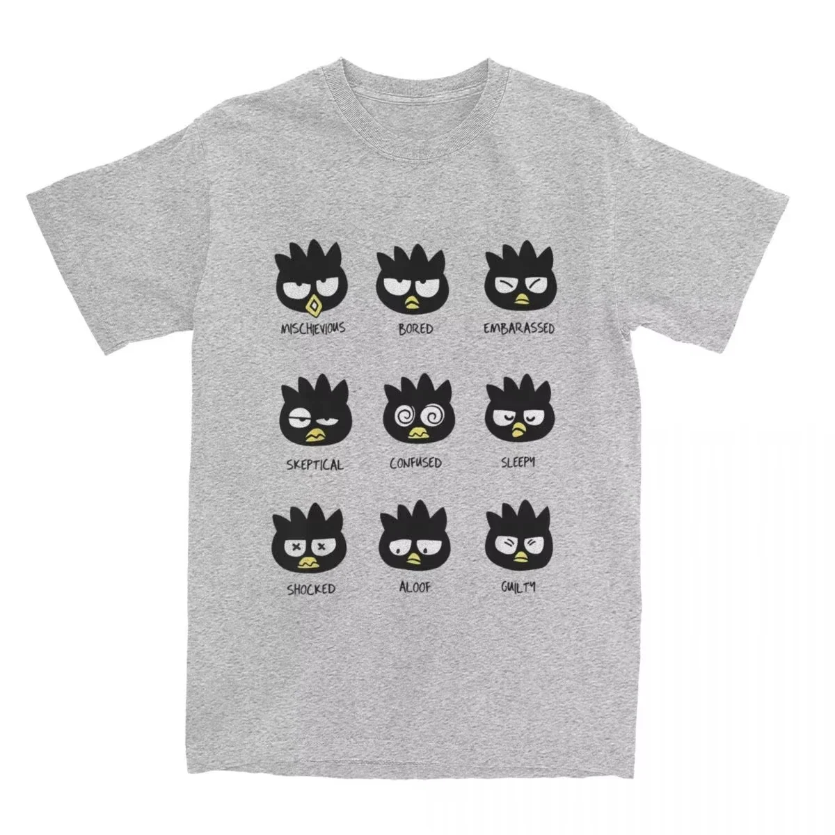 Bad Badtz Maru T Shirt Vintage Short Sleeve Casual Cotton T-shirt Streetwear Amusing Harajuku Daily Leisure Hip Hop Unisex Tops