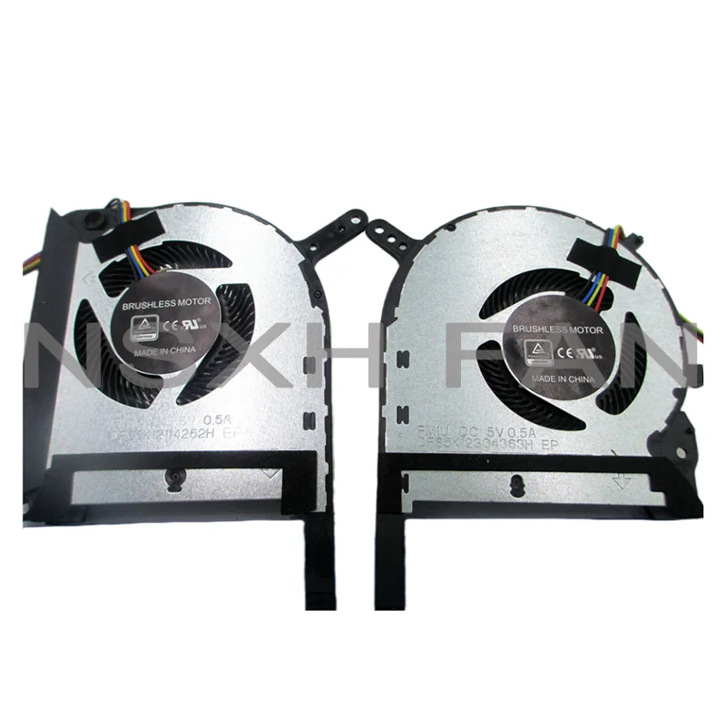 Ventilador de refrigeración de CPU GPU para FX705, FX705G, FX705GM, FX86, FX86SM, FX505, FX505D, FX505DU 17,3, FM1U, DFS5K12304363H, FM1V, DFS5K12114262H