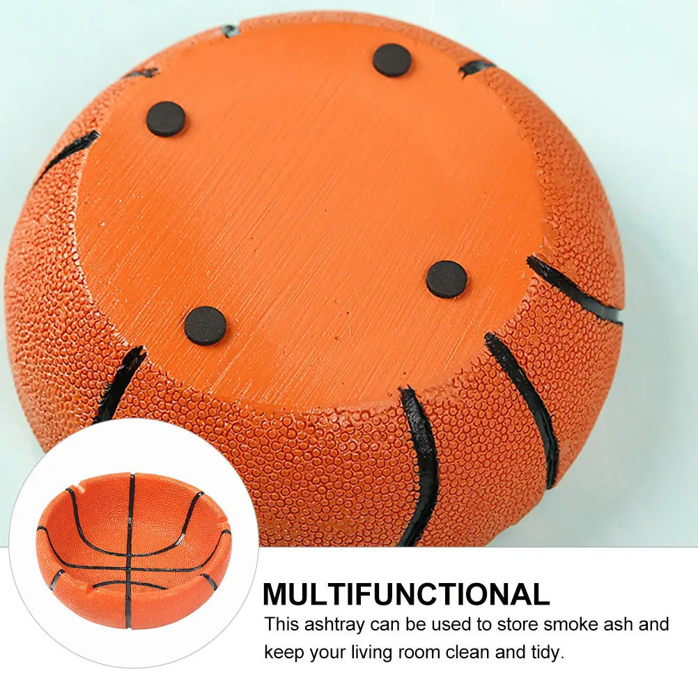 

Basketball Ashtray Basketball Designed Ashtray Resin Ashtray Cigarette Butt Container Home Ornament