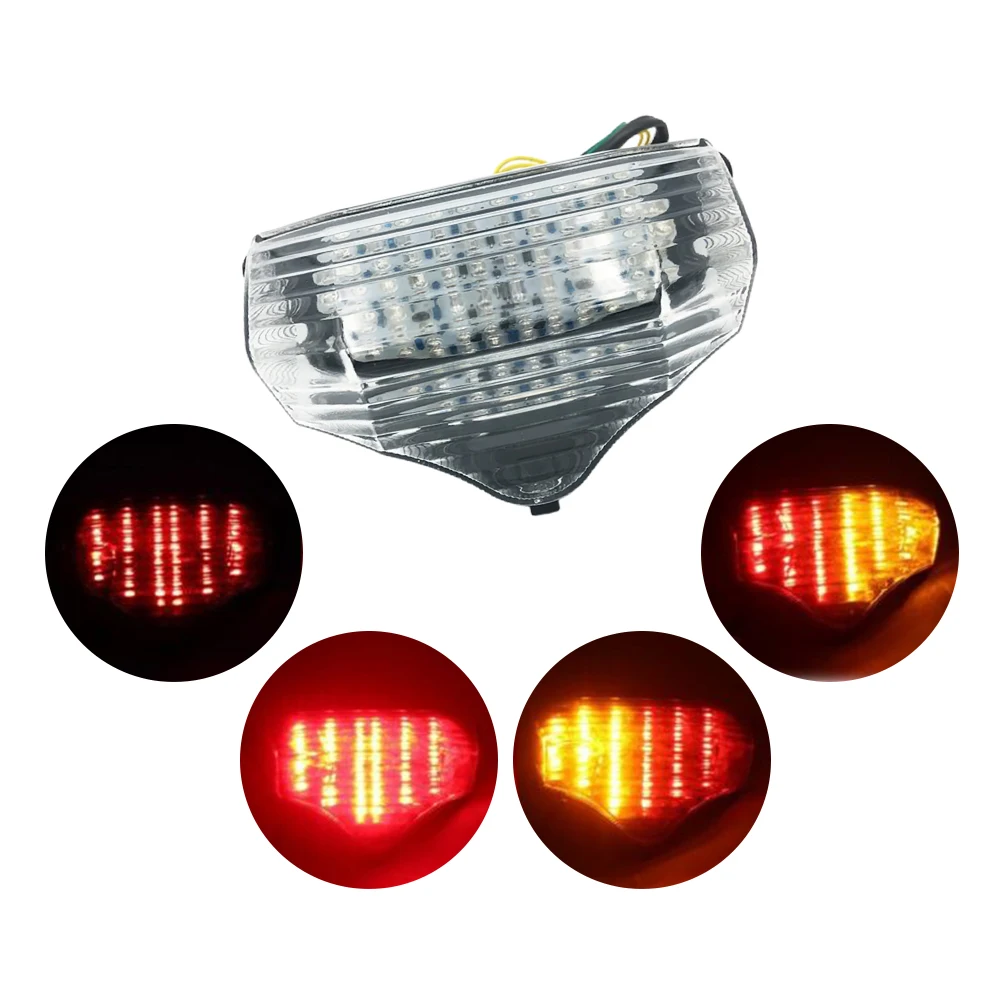 12V ABS Motorcycle LED Tail Light for Yamaha FZ6 Fazer 600 FZ600 2004-2009 Motorcycle Accessories Tail Brake Turn Signal Light