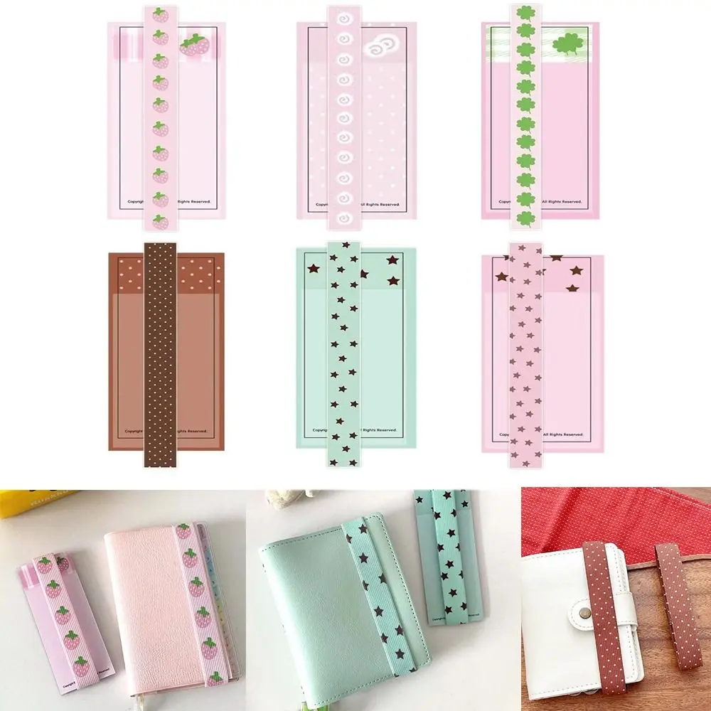 

Adjustable Notebook Straps DIY Decoration Cute Star Band Binding Rope Loose-leaf Notebook Elastic Strap