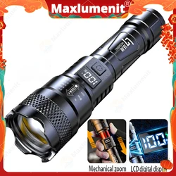 Ultra Powerful LED 18650 Flashlight Waterproof Lamp USB Rechargeable High Power Tactical Flashlights Telescopic Zoom Lantern