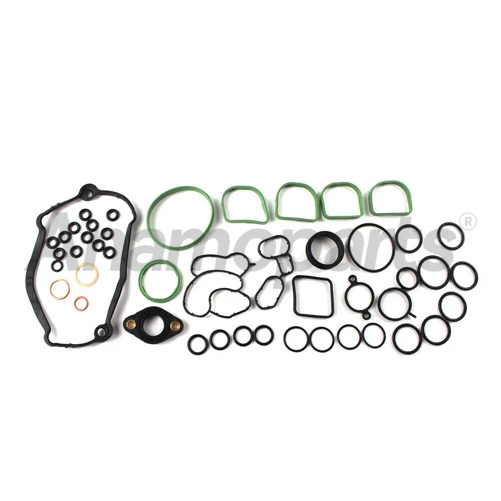 for 2005-2015 BMW 118i 120i 318i 320i N46 B20 engine timing chain oil pump transmission chain full gasket repair kit 11217516040 - view 3