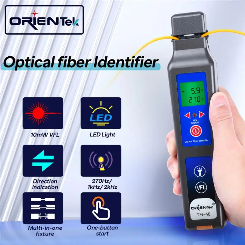 New! Live Fiber Optical Identifier Orientek TFI-40 Traffic Detector Manufacturer Identificador De Fibra